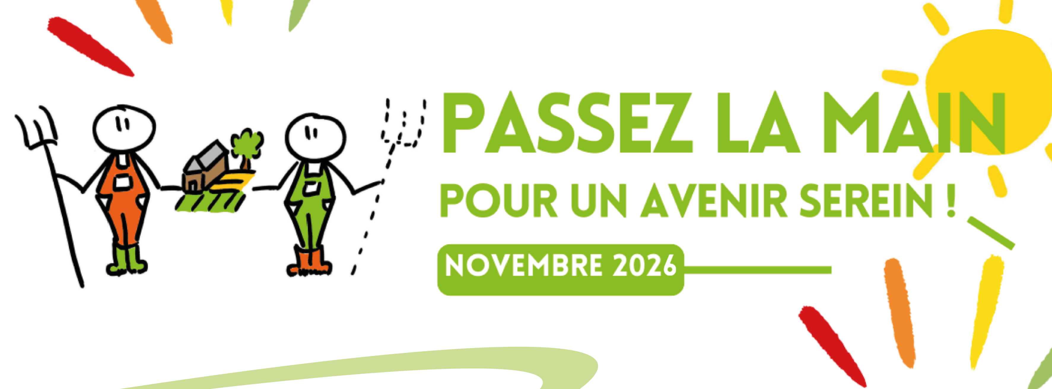 Affiche Passez la main pour un avenir serein - novembre 2026